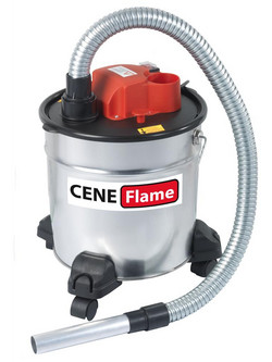 Ribimex Ceneflame PRCEN007 Σκούπα Στάχτης 1200W με Κάδο 18lt