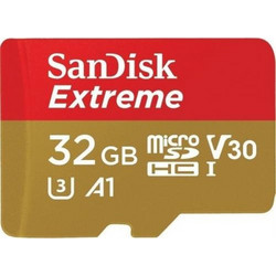 Sandisk Extreme microSDHC 32GB Class 10 U3 V30 UHS-I 90MB/s + Adapter