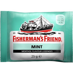 Fisherman's Friend Καραμέλες για Πονόλαιμο Μέντα 25gr