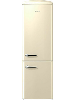 Gorenje ONRK 193 C Retro Ψυγειοκαταψύκτης 313lt No Frost Υ194xΠ60xΒ64cm Μπεζ