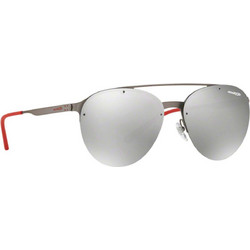 Arnette 3075 700/6G Ανδρικά Γυαλιά Ηλίου Aviator Μεταλλικά Ασημί με Γκρι Καθρέπτη Φακό