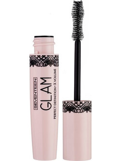 Seventeen Glam 01 Black Mascara για Όγκο & Καμπύλη 13ml