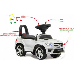 Jamara Push Mercedes Gl63 Amg 2 σε 1 Περπατούρα Αυτοκινητάκι Λευκή