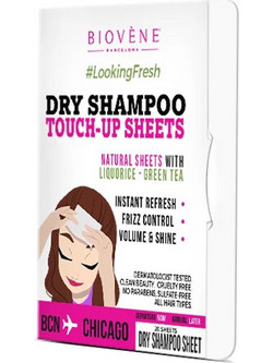 Biovene Touch-Up Sheets Dry Shampoo για Όγκο 20τμχ
