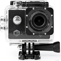 Nedis ACAM41BK Action Camera 4K Ultra HD με Οθόνη 2" Μαύρη