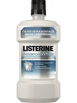 Listerine Advanced White Στοματικό Διάλυμα για Λεύκανση 250ml