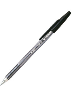 Pilot BP-S Medium Μαυρο Στυλό Διαρκείας 0.7mm Μαύρο BP-SMB