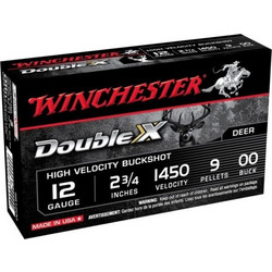 Winchester Double-X High Velocity Φυσίγγια Δράμια 12Cal 70mm 9βολα 5τμχ