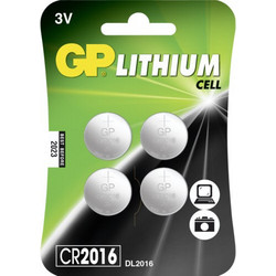 Gp CR2016 4τμχ