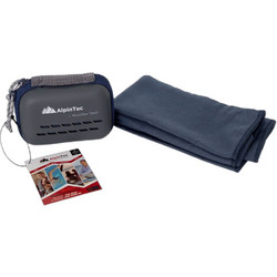 AlpinPro AlpinTec Πετσέτα Microfiber Navy Μπλε 30x50cm