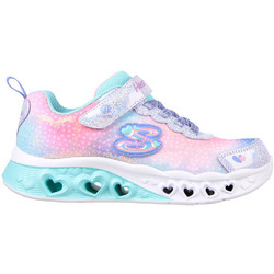 Skechers Flutter Heart Lights Παιδικά Sneakers με Φωτάκια Πολύχρωμα 302315L-LVMT