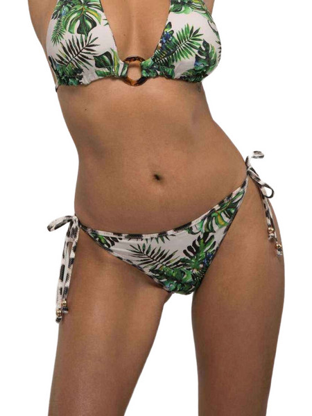 Dorina Koani Double-Face Bikini Slip Animal Print Πράσινο D02021M-B26