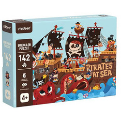 Παιδικό Puzzle Mideer Πειρατικό Καράβι 142 Κομμάτια