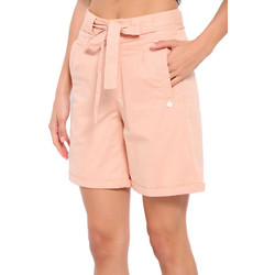 Funky Buddha Γυναικείο Σορτς Chino Ψηλόμεσο Σομόν FBL007-121-03