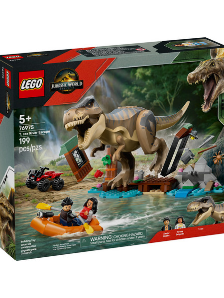 Lego Jurassic World T.Rex River Escape για 5+ Ετών 76975