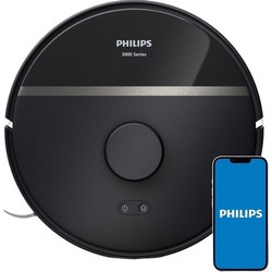 Philips VC 3000 XU3000/01 Σκούπα Ρομπότ για Σκούπισμα & Σφουγγάρισμα με Χαρτογράφηση & WiFi