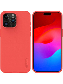Nillkin Super Frosted Shield Pro Back Cover Red (iPhone 15 Pro Max)
