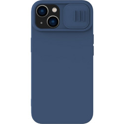 Nillkin Camshield Silky Silicone Back Cover Blue (iPhone 15 Plus)