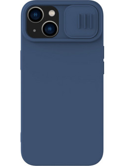 Nillkin Camshield Silky Silicone Back Cover Blue (iPhone 15 Plus)