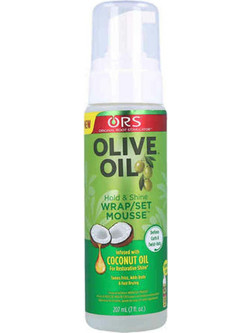 Ors Olive Oil Wrap Αφρός Μαλλιών για Λάμψη Δυνατό Κράτημα 207ml