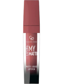 Golden Rose My Matte Lip Ink 24 Long Lasting Liquid Κραγιόν 5ml
