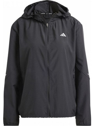 Adidas Run It Αθλητικό Γυναικείο Μπουφάν Χειμωνιάτικο Softshell Μακρύ Μαύρο IL7223