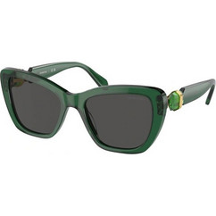 Swarovski SK6018 104587 Ανδρικά Γυαλιά Ηλίου Πεταλούδα Κοκάλινα Πράσινα με Μαύρο Polarized Φακό