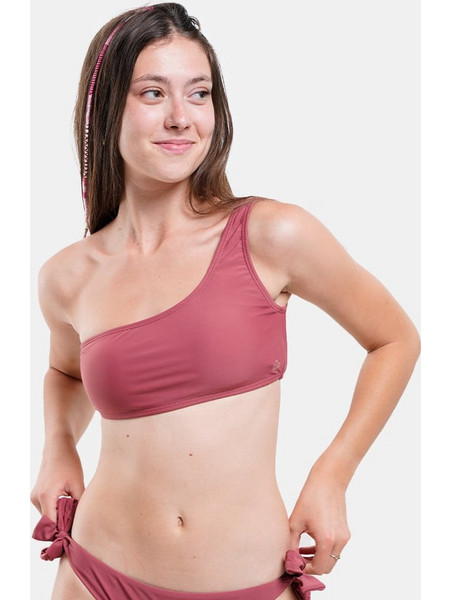 Up Bikini Top με Έναν Ώμο Ροζ TUPPLW29-RSACRB