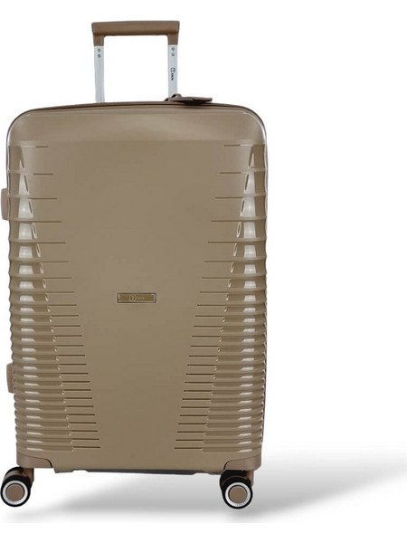Rain RB8018-24 Βαλίτσα Μεσαία 65x43x25cm με 4 Ρόδες Χρυσή