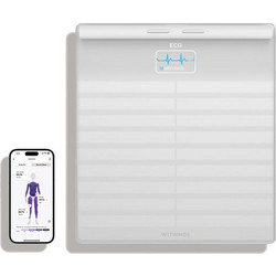 Withings Body Scan Smart Ζυγαριά με Λιπομέτρηση Wi-Fi & Bluetooth White