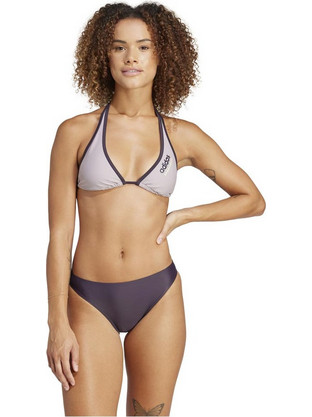 Adidas Neckholder Αθλητικό Bikini Set Τριγωνάκι Μαύρο Γκρι IL7247