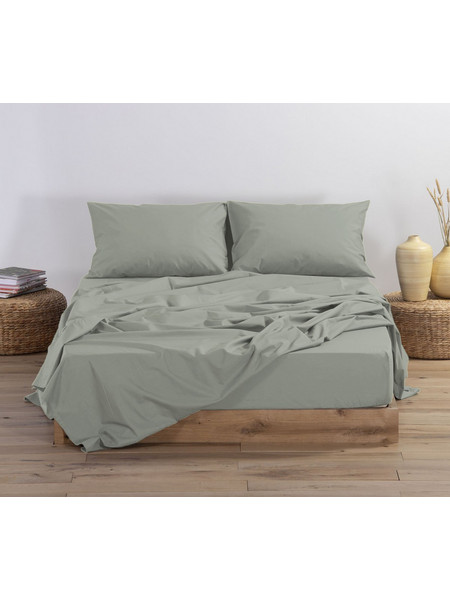 Nef-Nef Σεντόνι Υπέρδιπλο Βαμβακερό 240x270 Basic Mint