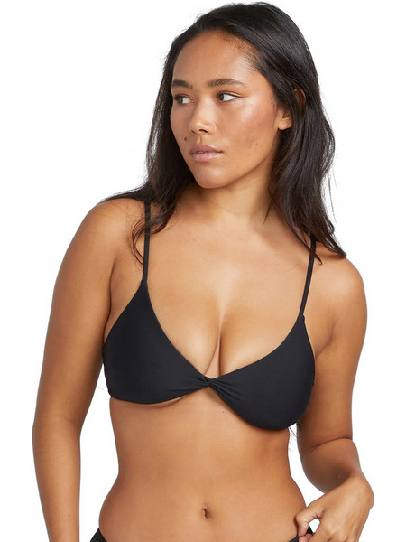Volcom Bikini Top Τριγωνάκι Μαύρο O1022100-BLK