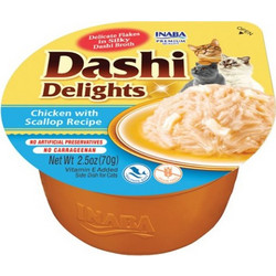 Inaba Dashi Delights with Chicken & Scallop 70gr