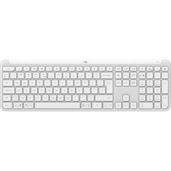 Logitech K950 White Ασύρματο Πληκτρολόγιο