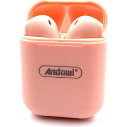 Andowl BQS13 Ακουστικά Bluetooth Earbud Pink