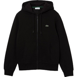 Lacoste Ανδρική Ζακέτα Φούτερ με Κουκούλα και Φερμουάρ Μαύρη 3SH9626-031