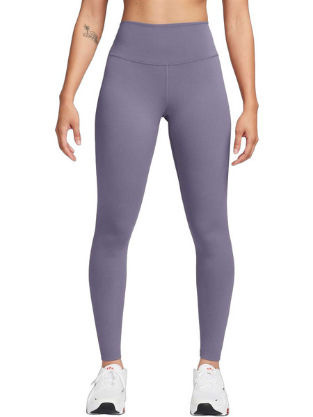 Nike One Dri-FIT Γυναικείο Κολάν Μακρύ Ψηλόμεσο Μωβ FN3226-509