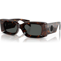 Versace VE4474U 108/87 Γυναικεία Γυαλιά Ηλίου Ορθογώνια Κοκάλινα Ταρταρούγα με Μαύρο Polarized Φακό