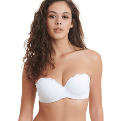 ERKA MARE Bikini Top Strapless με Ενίσχυση Λευκό 70651
