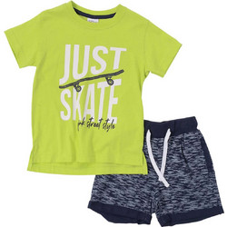 Funky Παιδικό Σετ για Αγόρι Καλοκαιρινό Lime Navy Μπλε 120-301117-1