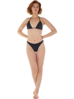 Gsecret Bikini Set Τριγωνάκι Μαύρο C9409-26957
