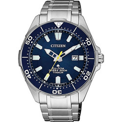 Citizen Promaster Ανδρικό Ρολόι Solar με Ασημί Μεταλλικό Μπρασελέ BN0201-88L