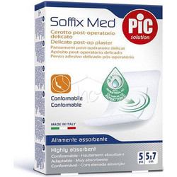 Pic Soffix Med Αποστειρωμένα Αυτοκόλλητα Επιθέματα 5x7cm 5τμχ