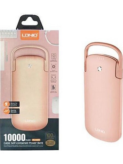 Ldnio PL1005 Power Bank 10000mAh με 2 Θύρες USB-A Pink