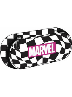 Marvel Κασετίνα Βαρελάκι Μαύρη Λευκή 8445484369649