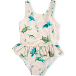 Filibabba First Swim Παιδικό Μαγιό Ολόσωμο για Κορίτσι Εκρού FI-03068
