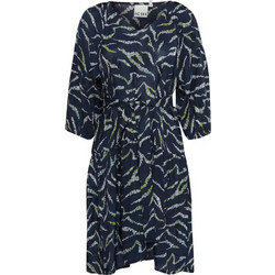 Ichi Evola Mini Καθημερινό Φόρεμα Navy Μπλε 20120611-202811