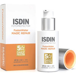 Isdin FusionWater Magic Repair Αντηλιακή Κρέμα Προσώπου Αντιγηραντική SPF50+ 50ml
