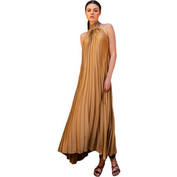 AGGEL Midi Καλοκαιρινό Βραδινό Φόρεμα Ταμπά SS43071KF-1020